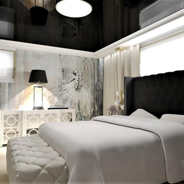 sypialnia z lazienka w stylu glamour 12